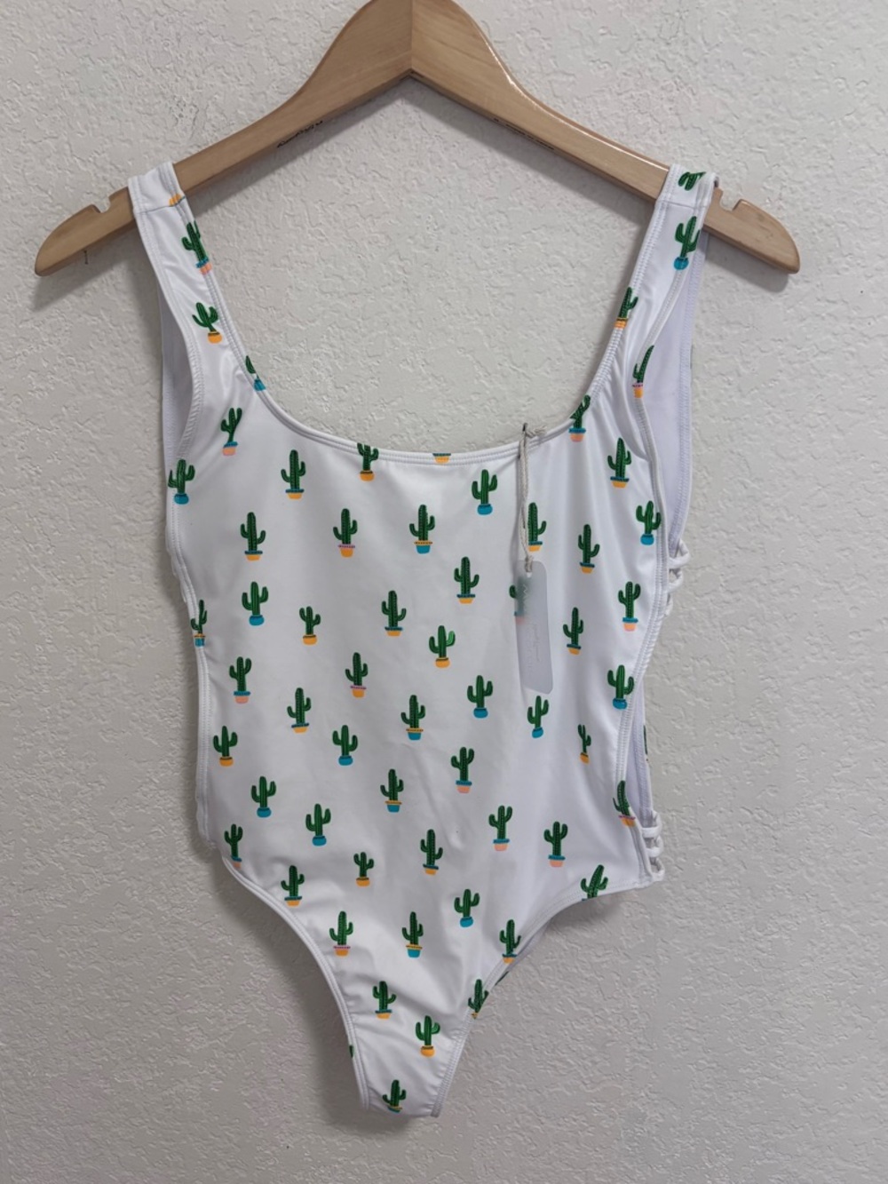 Kenny flowers cactus print one piece swimsuit NWT